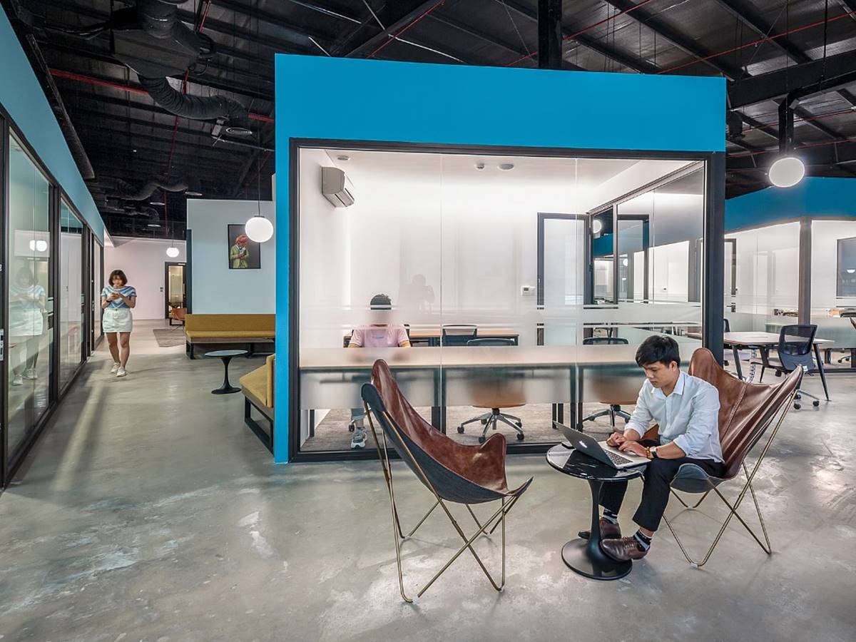 Văn phòng trọn gói Designer Hub • C-Space, 12-13 đường N1, Khu Thương Mại Nam, P. Tân Thuận Đông, Quận 7 - vlook